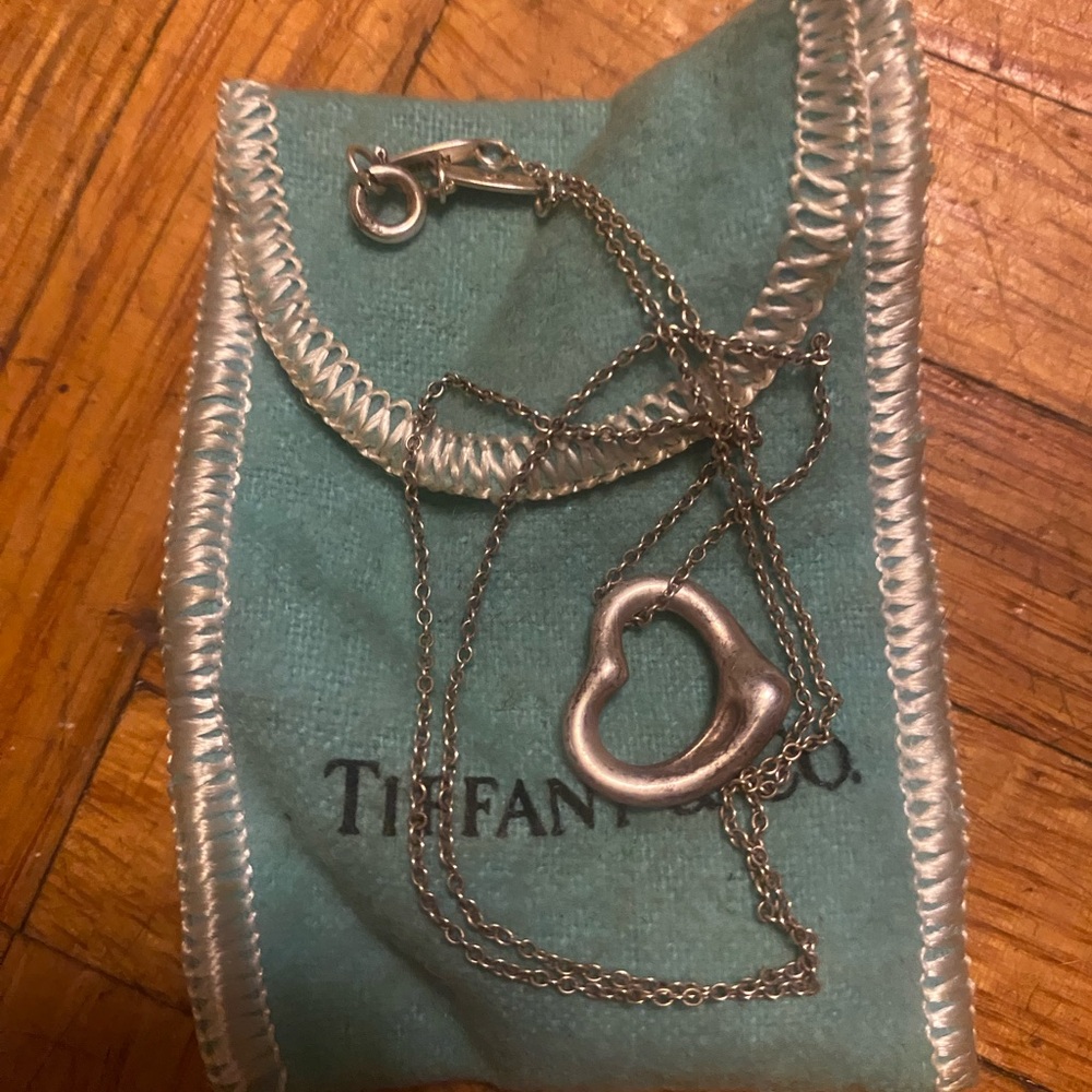 Tiffany & Co. vintage my favorite Silver Heart Necklace